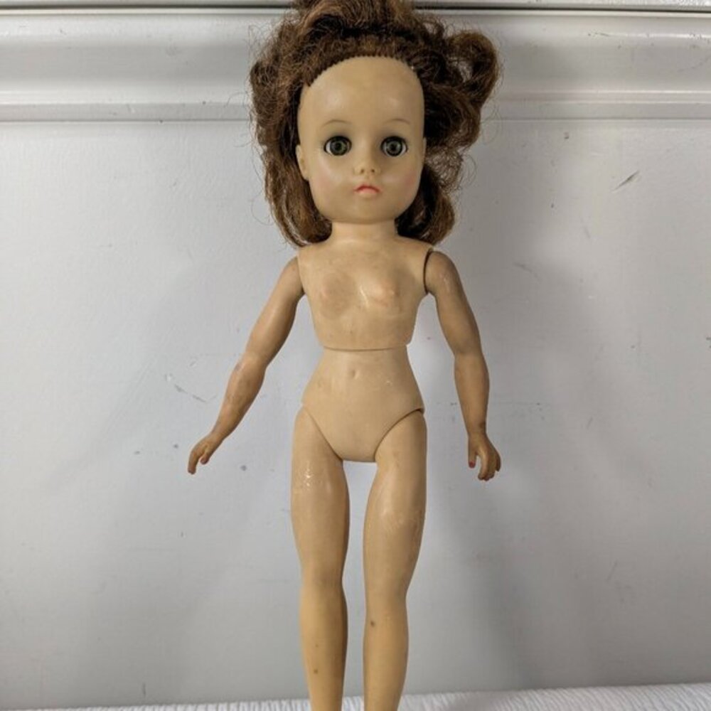 VINTAGE‎ NANCY ANN DOLL storybook Nude 10" Vinyl Doll sleep eyes for OOAK repair